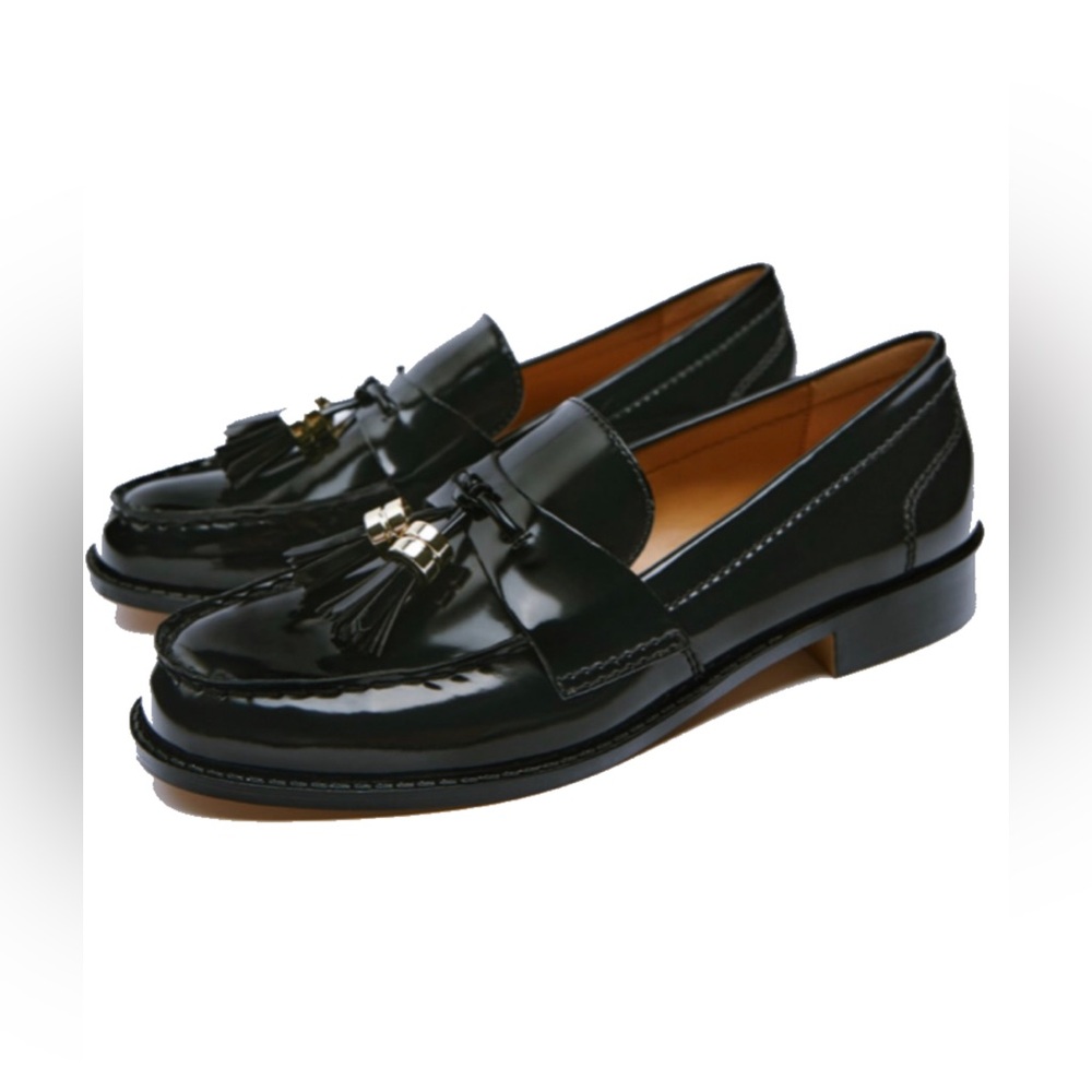 ZARA Black Loafers | 6 (36 EUR) | EUC